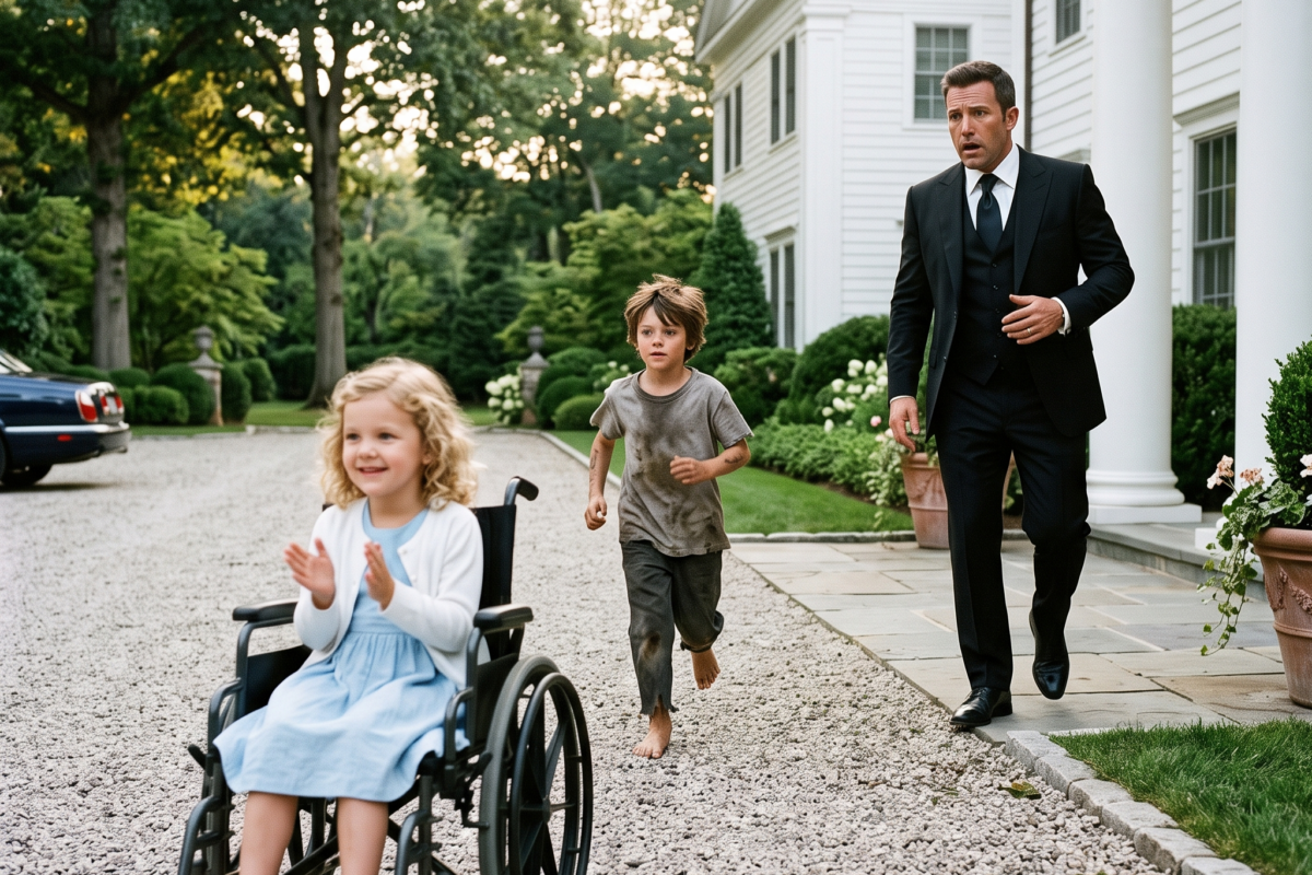 Daddy, he’s making me feel alive again.” I spent millions on doctors, but it took a homeless boy with torn shorts to make my paralyzed daughter stand.