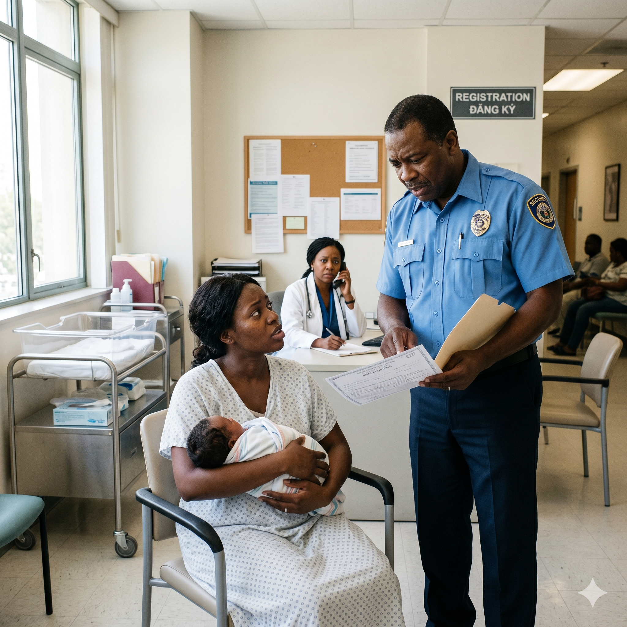 She Delivered Her Baby Alone… Then the Doctor Called Security After Seeing the Father’s Name