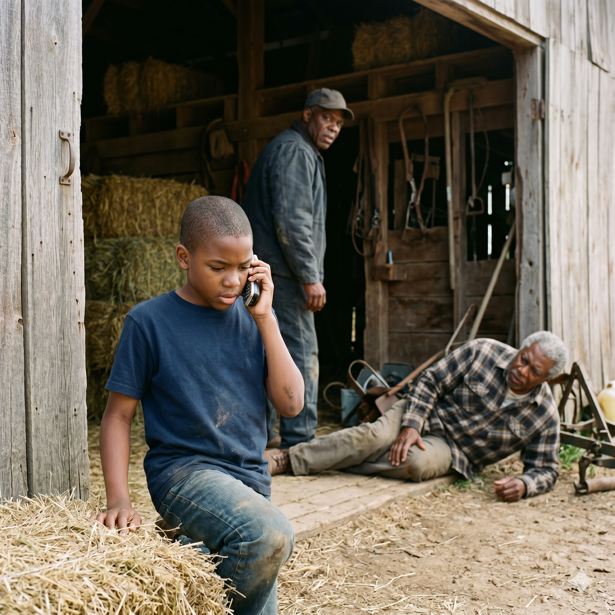 A 10-Year-Old Boy Called 911 From the Barn: “Grandpa Fell… But Uncle Told Me Not to Tell Anyone”