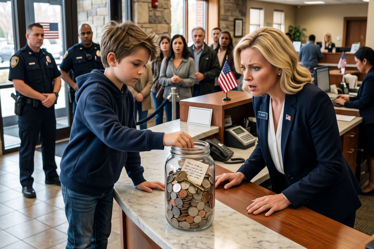 My afternoon was supposed to be about interest rates and account balances, but everything changed when a seven-year-old kid named Caleb walked in with a jar of pennies.