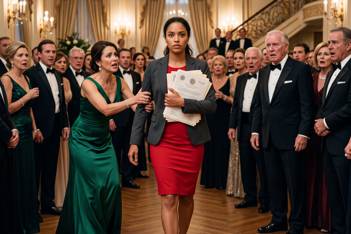 I walked into the Halston Meridian gala expecting a quiet evening, but my stepmother, Celeste, decided it was the perfect night for a power play.