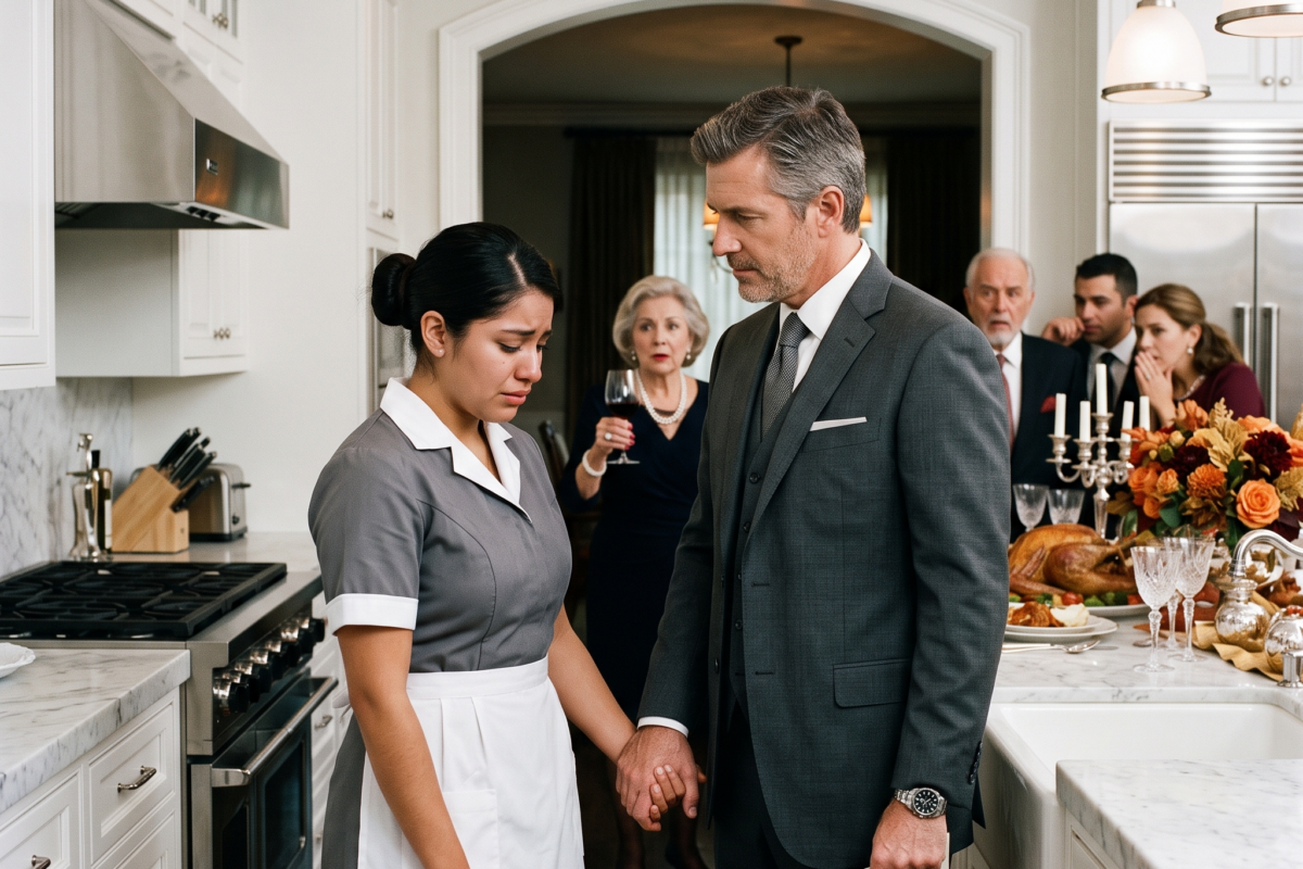 The apron they forced me to wear was meant to humiliate me—but they didn’t know I was already engaged to the man who controlled their entire future.