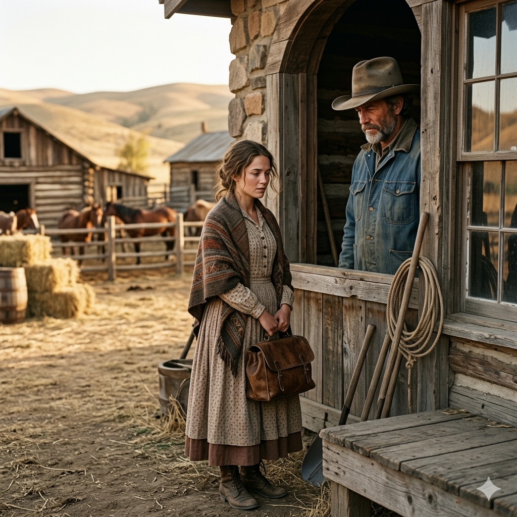 Arthur Sterling – a notorious rancher in Montana – paid a staggering $5,000 to “buy” a bride. According to chilling rumors circulating in Boston, Sterling was a brutal man: