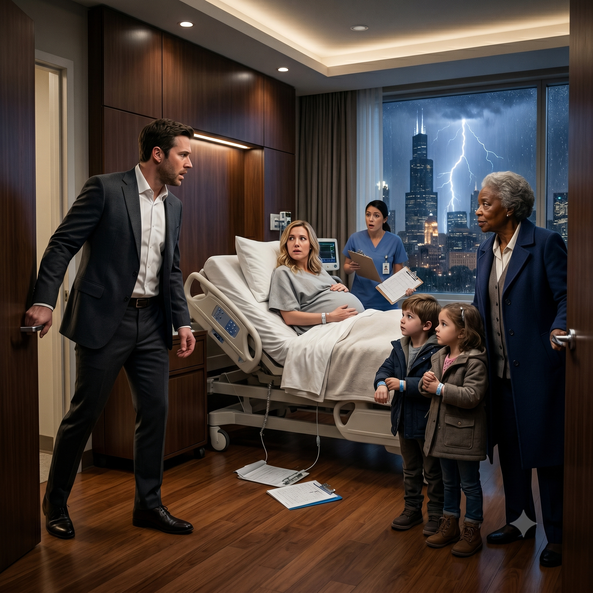 MY EXTREMELY POWERFUL HUSBAND WALKED IN ON THE NURSE ABUSING ME IN THE MATERNITY WINGโฆ