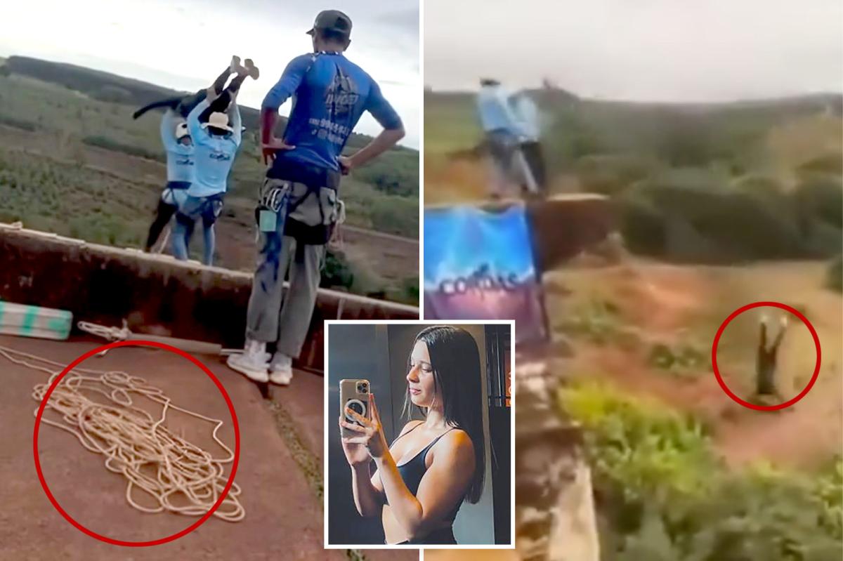 A Tragedy Waiting to Happen? Disturbing Video Reveals Her Bungee Cord Was Never Secured Before the Terrifying Leap