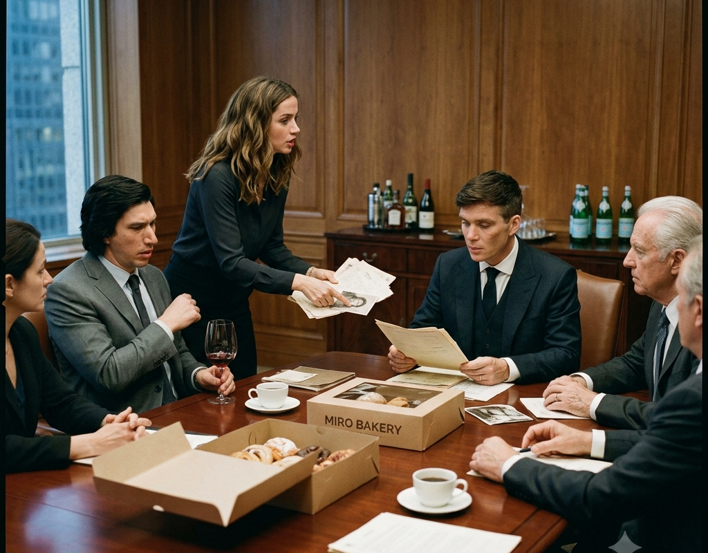 I Brought Pastries Into the Mafia Boss’s Morning Meeting—Then Proved His Brother Had Framed My Mother