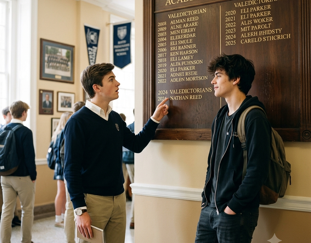 I WAS ASSIGNED TO TUTOR THE SCHOOL’S WORST STUDENT—THEN I FOUND HIS NAME ABOVE MINE ON AN OLD HONOR BOARD
