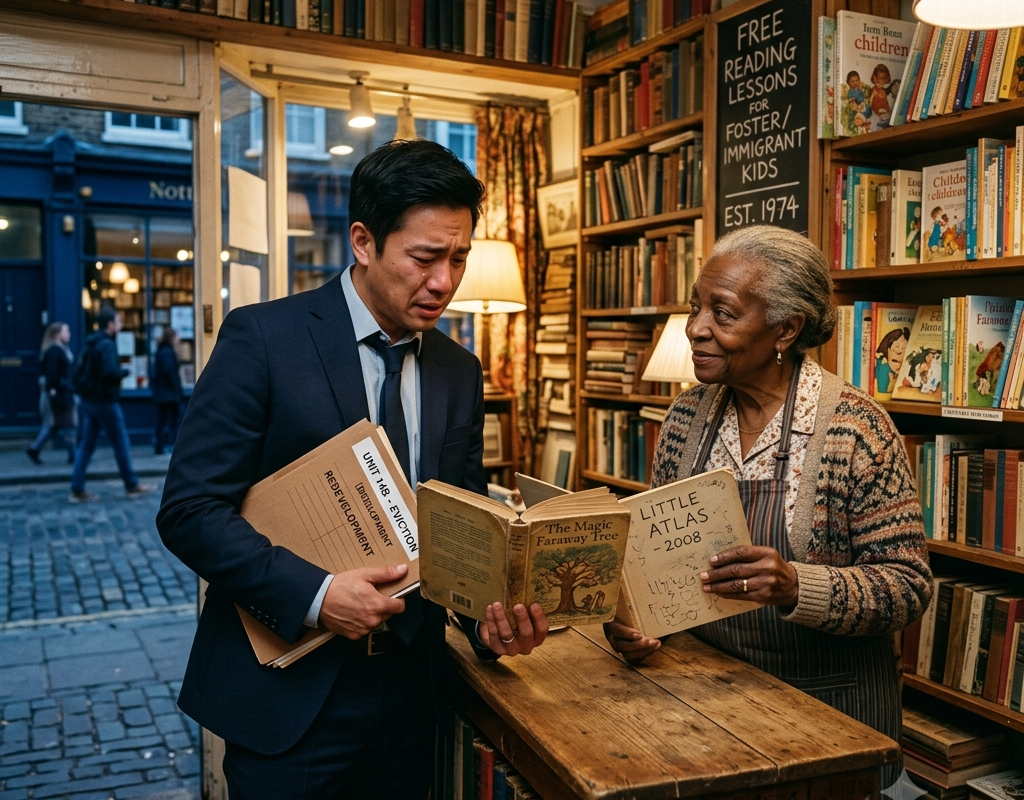 I Came to Evict the Old Bookshop—Then the Owner Called Me by the Name I Used Before Foster Care