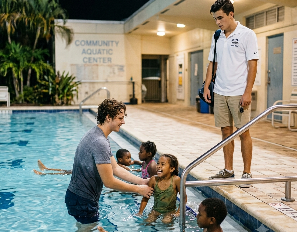 THE SWIM TEAM CAPTAIN THOUGHT I WAS LAZY—UNTIL HE SAW WHERE I WENT EVERY NIGHT