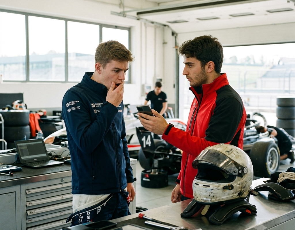 MY RACING ACADEMY RIVAL BLAMED ME FOR HIS CRASH—THEN I FOUND MY NAME INSIDE HIS HELMET