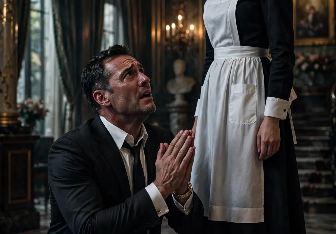 The billionaire crime boss fell to his knees, begging his quiet maid to give him just one night. He had no idea the woman he desperately desired had entered his mansion for one reason alone—to destroy his empire from the inside.