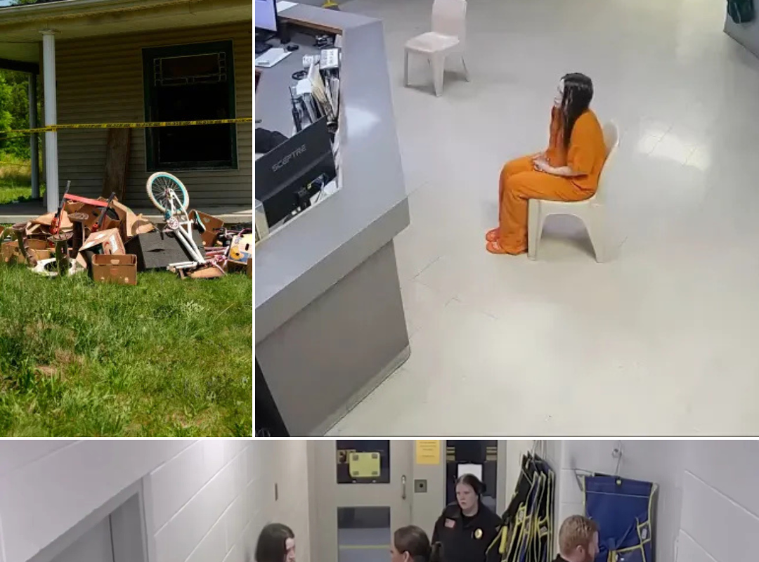 Haunting Footage: Elizabeth Siders was seen c0wering in pr!son clothing during police questioning after the sh0cking arrest at the Ohio h0rror house