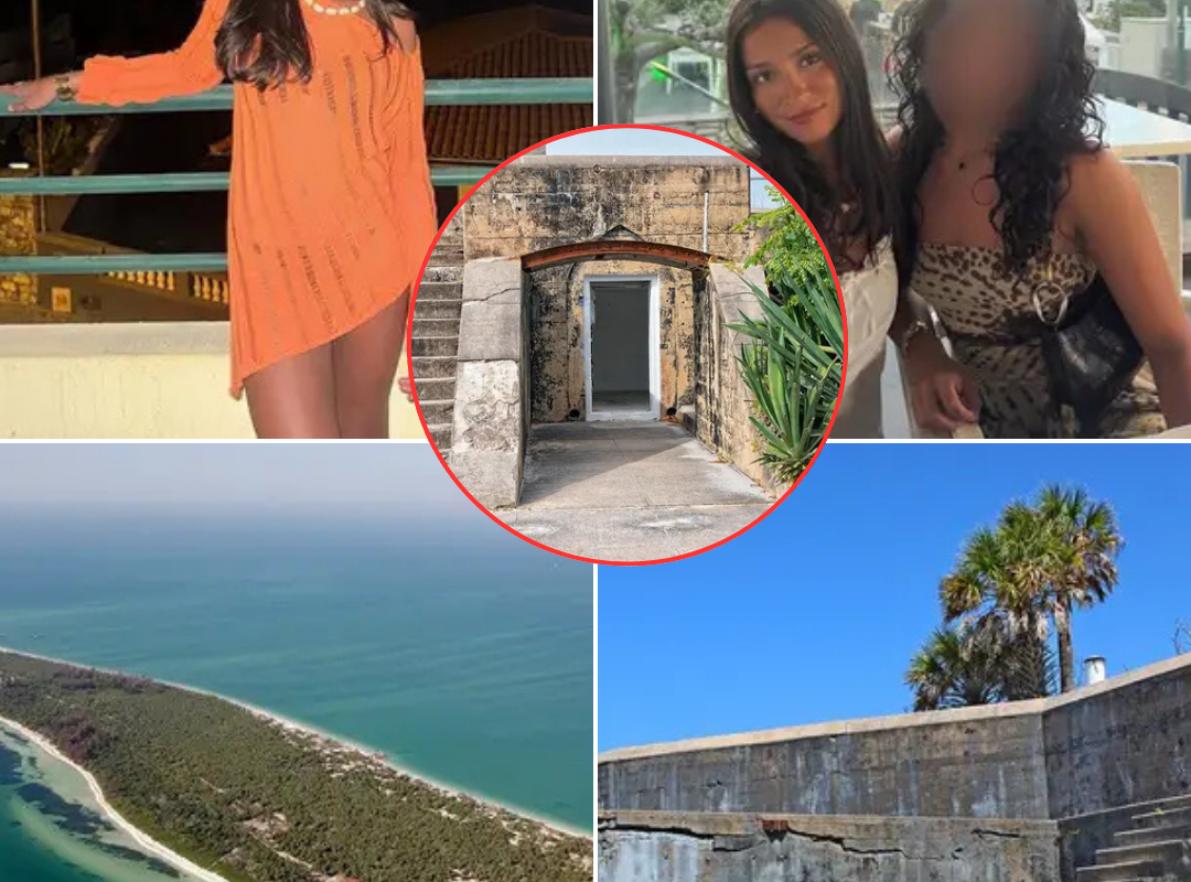 Tragic Fall: A college student has died after plunging from historic ruins on a remote Florida island