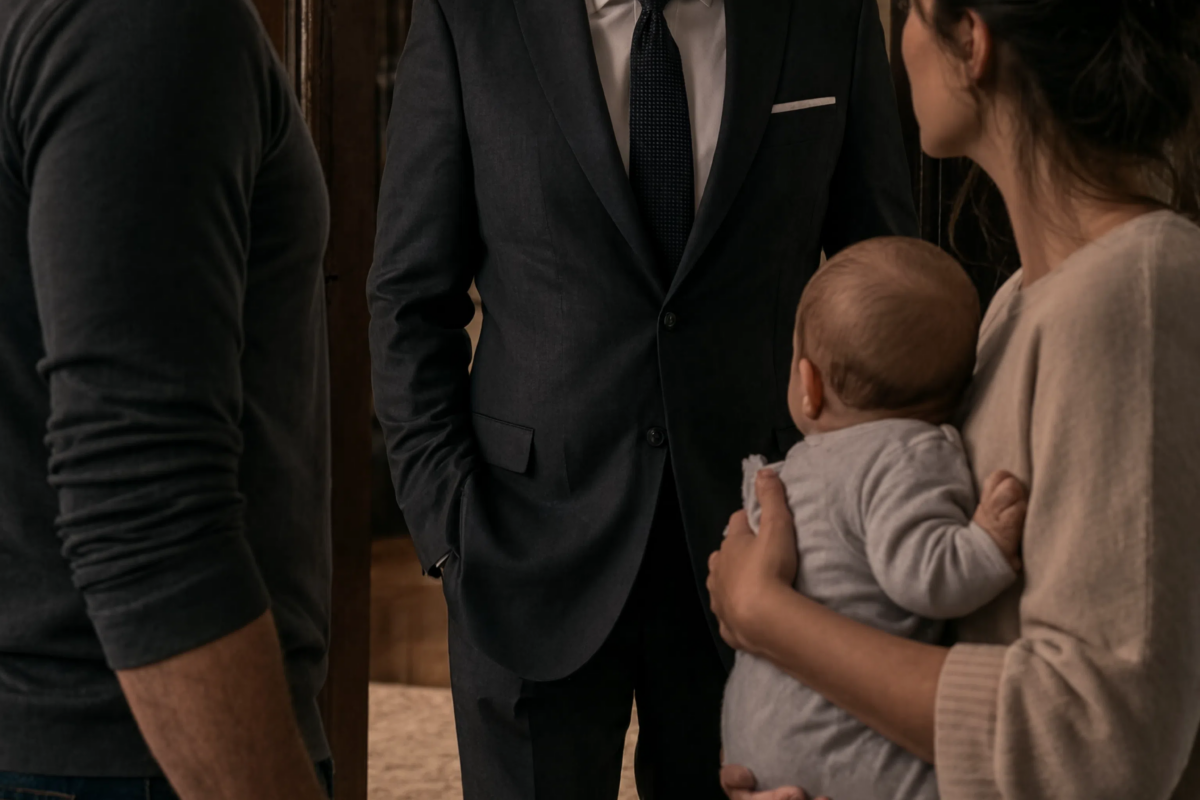 My husband broke my tooth with one brutal punch while I was carrying our baby. Seconds later, my billionaire father arrived at our doorstep. He thought I would lie to protect him—but one sentence from me had the power to take away everything he had.