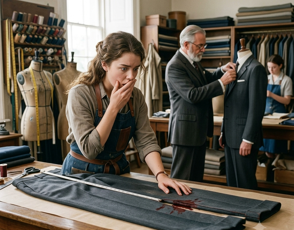 I Was the Tailor’s Girl Measuring Suits—Then I Found the Bloodstain That Proved My Father Was Framed