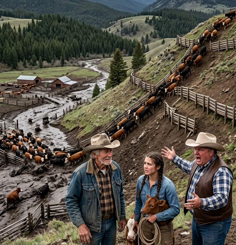 The Rancher Built Wooden Ladders All Over His Land — Then the Cattle Ran Toward the Sky