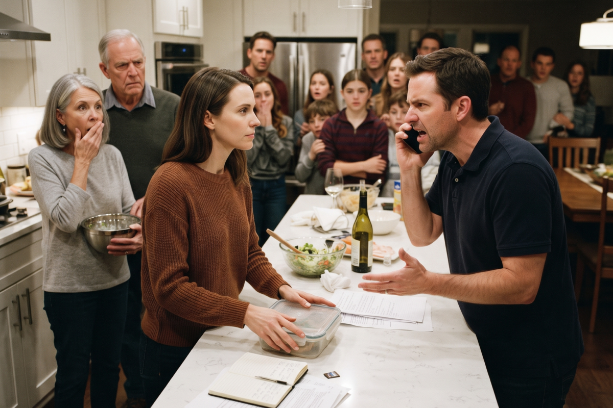 He told me to “buy my own food.” So I did. When he tried to host a party on my dime