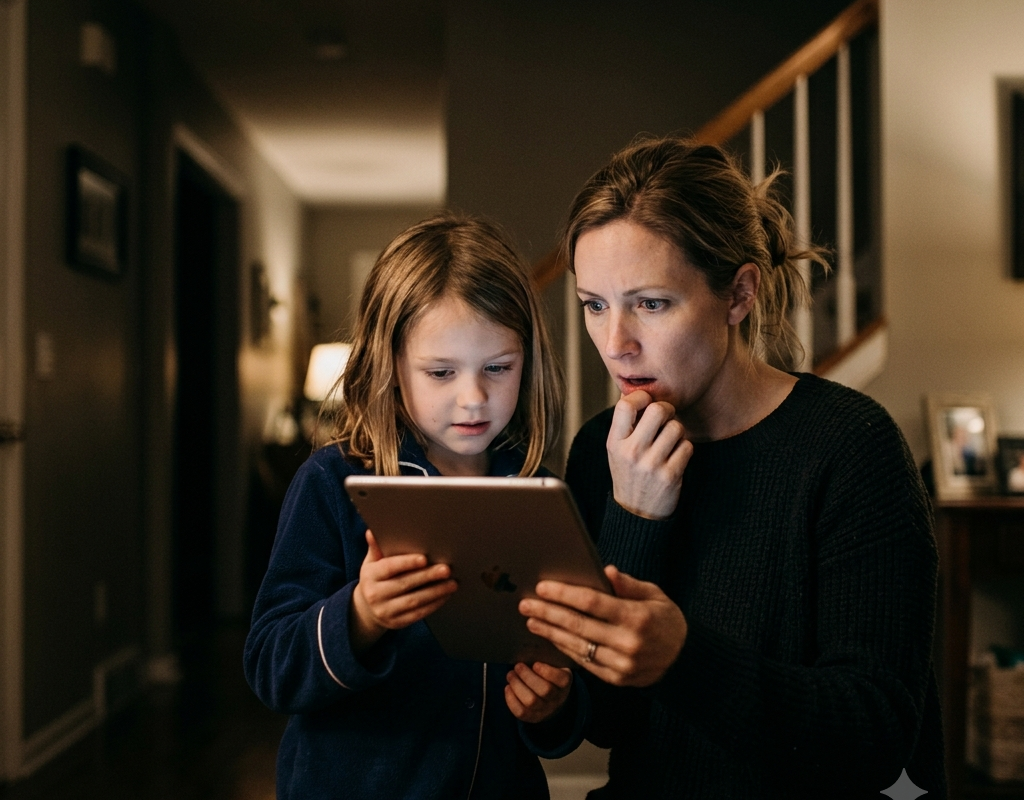 My 10-Year-Old Daughter Whispered “Don’t Trust Anyone Here” — What I Found on Her Tablet Changed My Family Forever