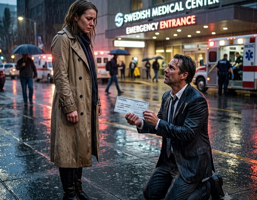 My Ex-Husband Dumped Me for His Young Secretary—Five Years Later He Knelt Outside a Hospital and Begged Me to Save the Mother Who Threw Me Out