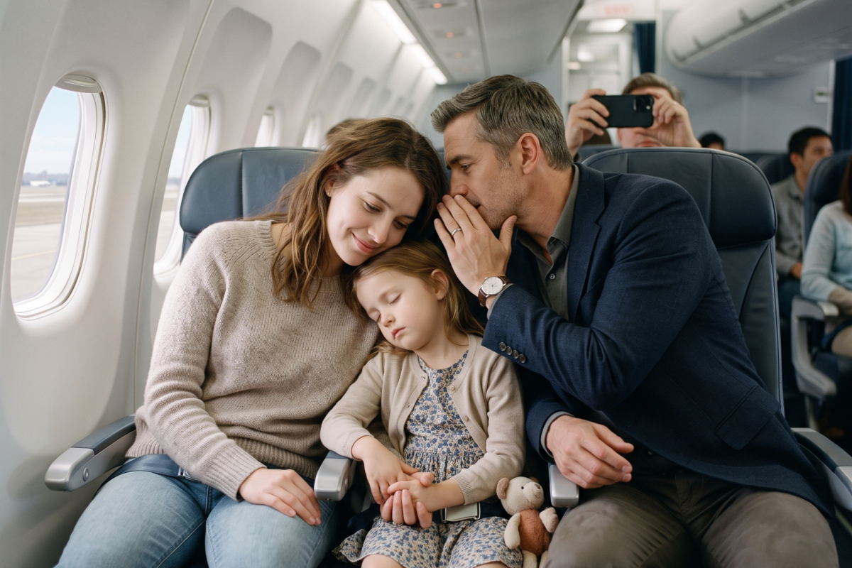 A Billionaire Widower Asked Me to Fall Asleep on His Shoulder — Then His Daughter Thought I Was Her Missing Mother