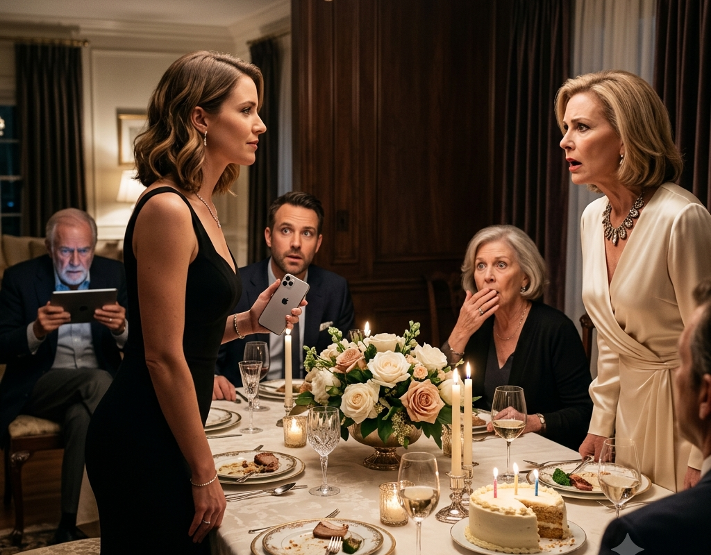 My Entire Family Laughed When My Sister Humiliated Me at My Father’s Birthday Dinner — But Seconds Later, I Made Her Lose Everything