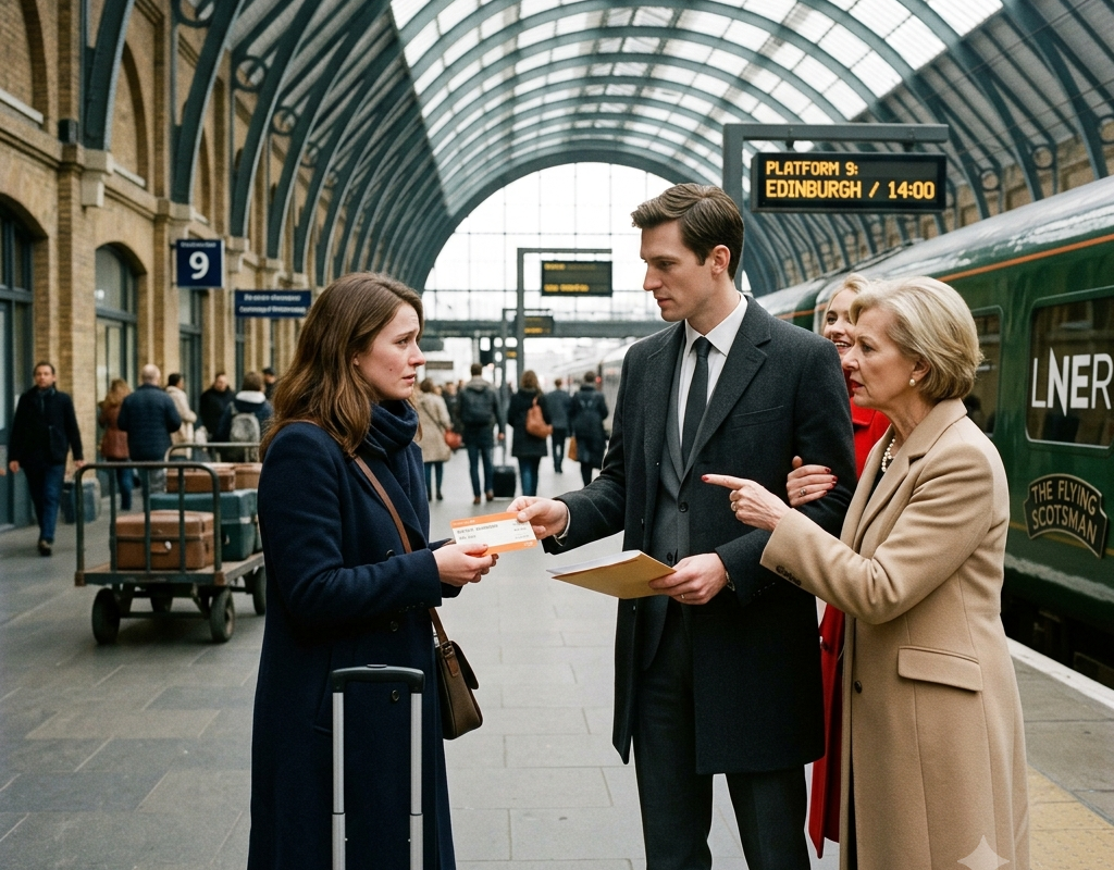My Husband Sent Me Away by Train — Then My Voice Played at His Product Launch