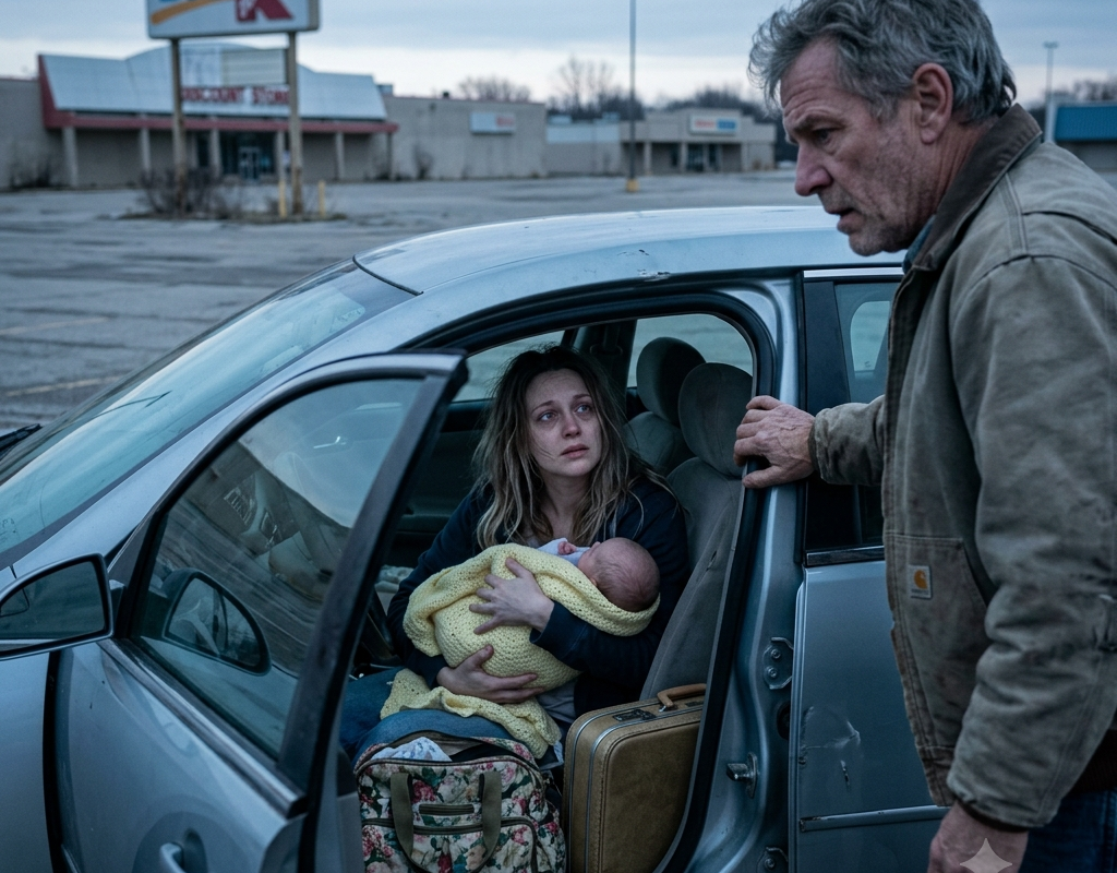 My Dad Found Me Sleeping in My Car With My Newborn Baby. He Asked, “Where Is Your House?” I Said, “My Husband Told Me I Had to Learn Respect First.” My Dad Went Silent and Said, “Get In the Car. We’re Ending This Tonight.”