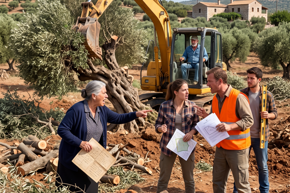 They Cleared My Aunt’s Olive Grove — Then Learned Those Trees Were Older Than the Property Line They Faked