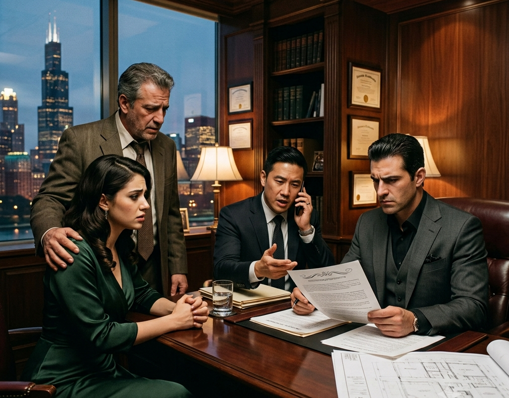My Father Married Me to a Chicago Crime Heir — But My New Husband Read the Contract and Called the Lawyer