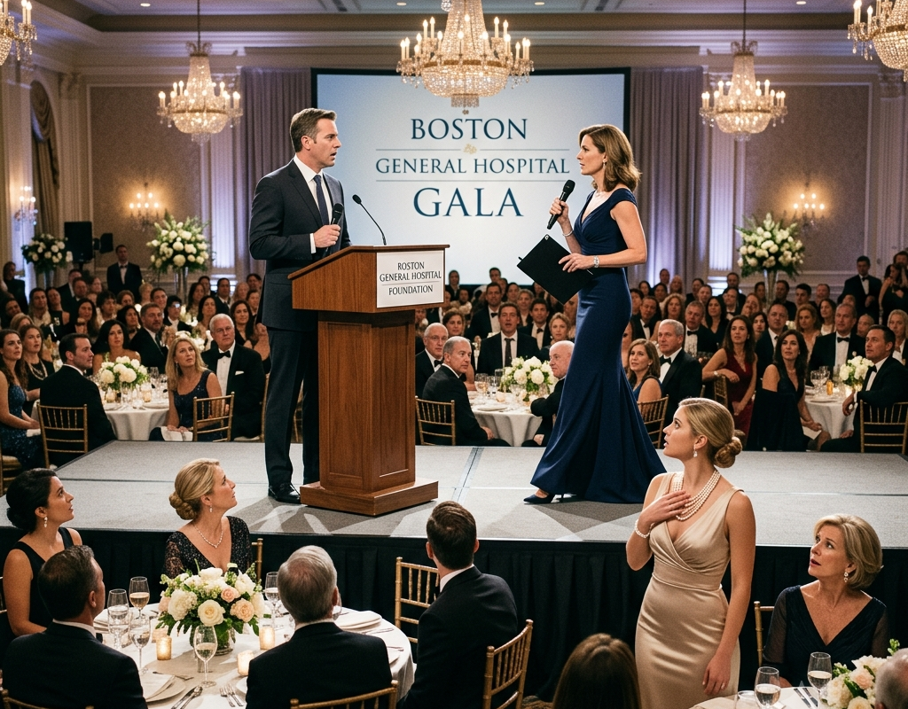 He Took His Mistress to the Hospital Gala—Not Knowing His Wife Owned the Foundation Grant