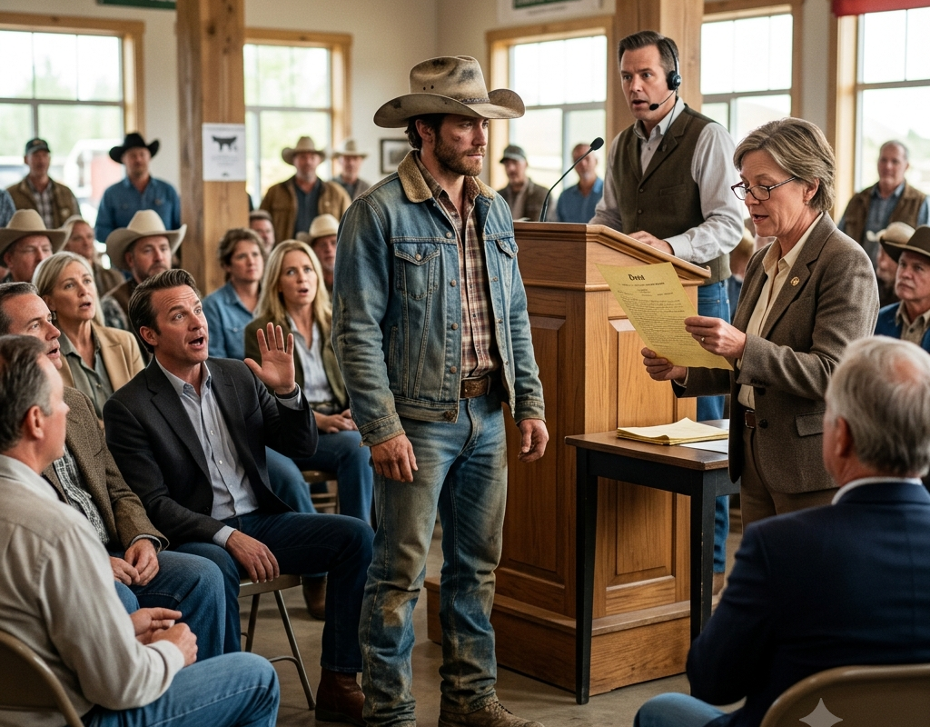 They Called Me a Broke Cowboy at the Land Auction — Then the County Clerk Read My Grandfather’s Deed Aloud