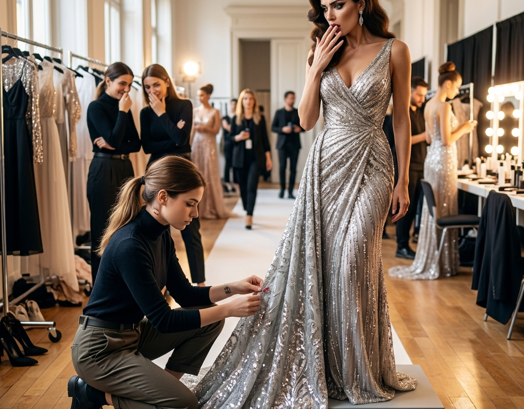 The Fashion House Sent Me to Dress the Cruelest Model — Then She Saw the Scar I Was Hiding