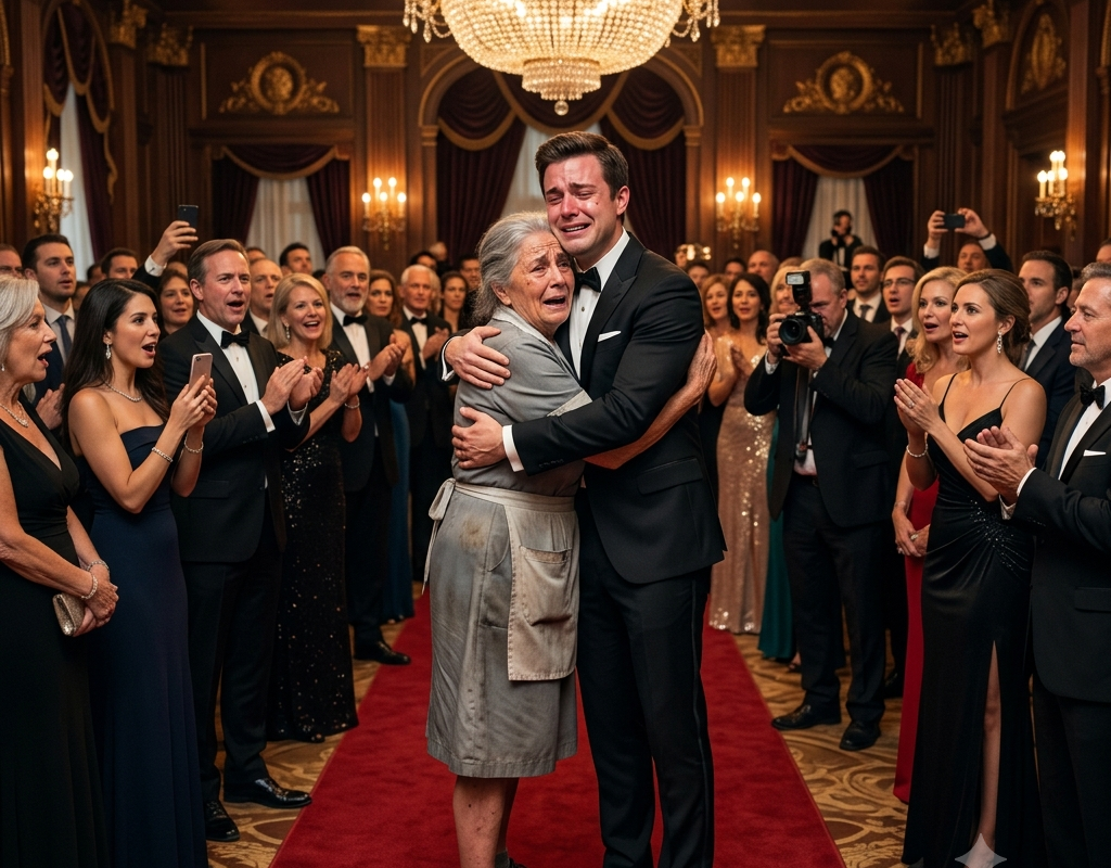 Everyone Laughed at the Old Cleaning Lady—Until the Nation’s Top CEO Refused His Award and Ran Straight to Her