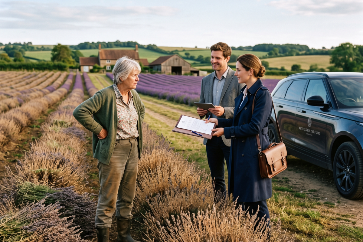 They Drained My Grandmother’s Lavender Field — Then the Perfume Company Showed Up With a Seven-Figure Contract