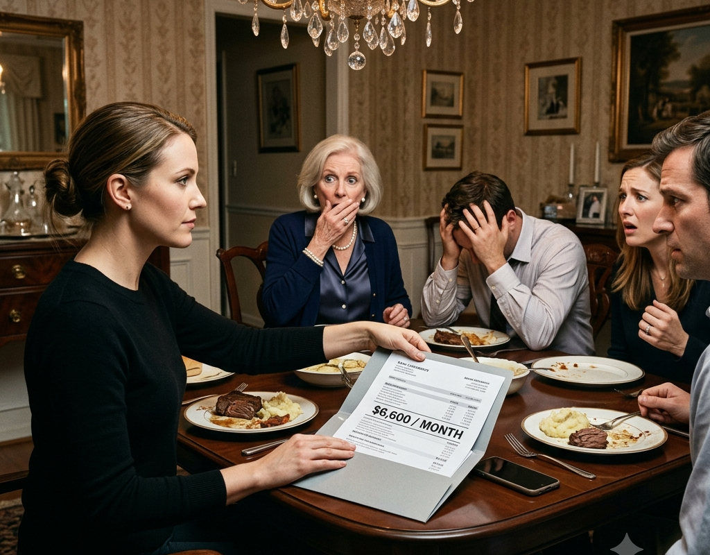 My mother-in-law removed my name from the house ownership documents because she thought I was a freeloader, but she never imagined that with just one phone call, the entire luxurious mansion would instantly belong to the bank