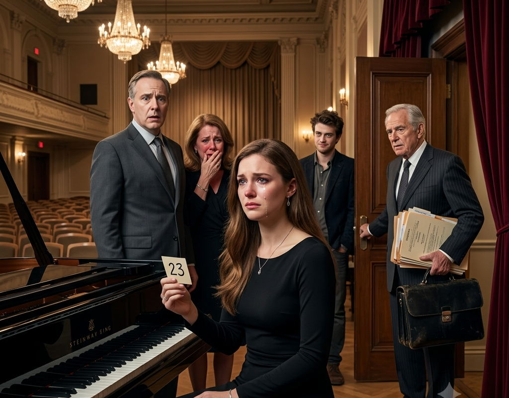 My Brother Secretly Destroyed My Chance at the Biggest Piano Competition—But Grandma’s Lawyer Arrived With Evidence That Changed Everything