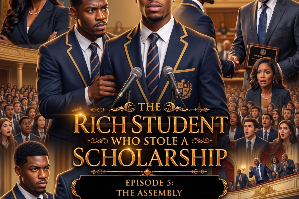 THE RICH STUDENT WHO STOLE A SCHOLARSHIP – EPISODE 5: THE ASSEMBLY