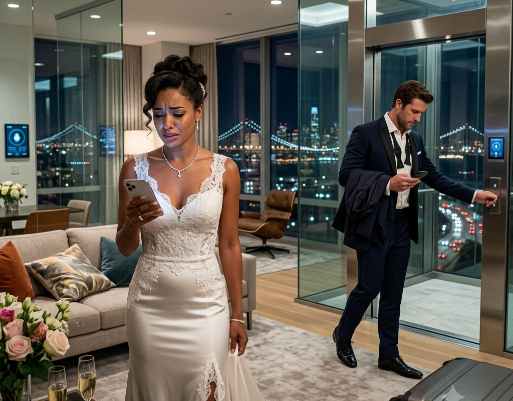 My Tech Founder Husband Abandoned Our Wedding Night—Then His Smart Home System Sent Me the Wrong Notification