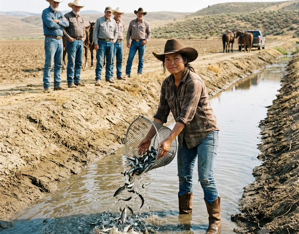 The farmer’s daughter was only twenty-four when the men at the cooperative decided her father’s farm was dead