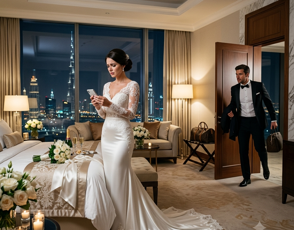 My Husband Left Our Dubai Bridal Suite for His Ex—Then the Elevator Log Showed She Had Never Left