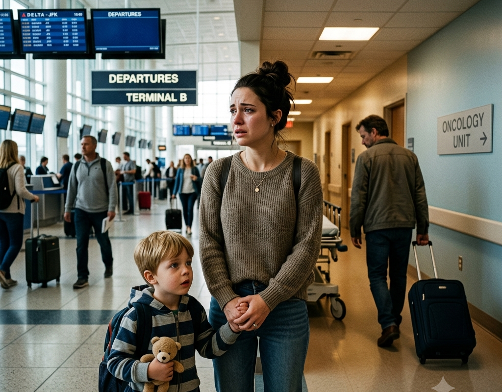 Beyond the Terminal Gates: A Devastating Airport Taxi Chase That Led a Shocked Wife Straight to the Darkest Door of a Local Hospital