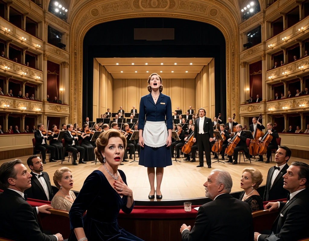 The Opera Patron Mocked the Coat-Check Girl — Then She Sang the Aria No One Else Could Finish