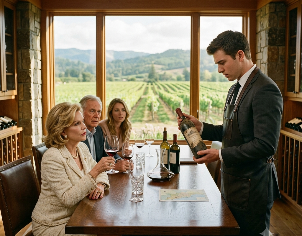 The Vineyard Queen Mocked the New Sommelier — Then He Named the Bottle She Buried Twenty Years Ago