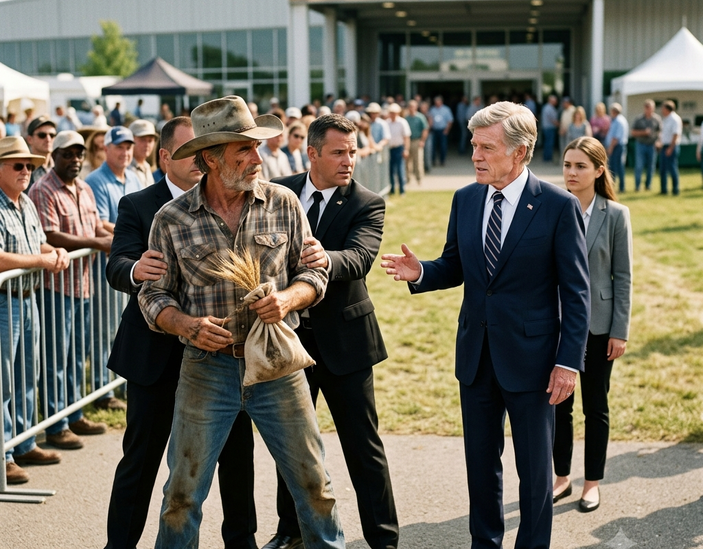 They Threw the Farmer Out of the Seed Expo — Then the Governor Asked Why the Man Who Saved the Harvest Was Outside