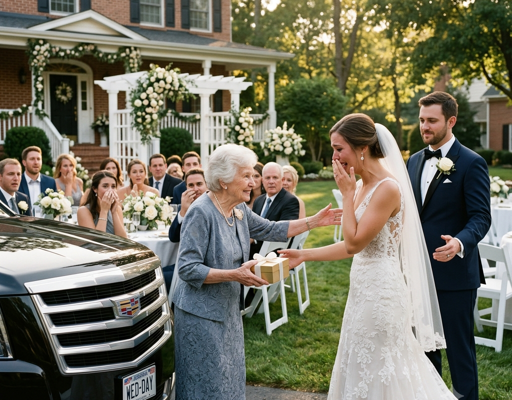 I Was Speechless on My Wedding Day When My Late Mother-in-Law Unexpectedly Stepped Out of a Luxury SUV and Handed Me a Box That Moved Everyone to Tears