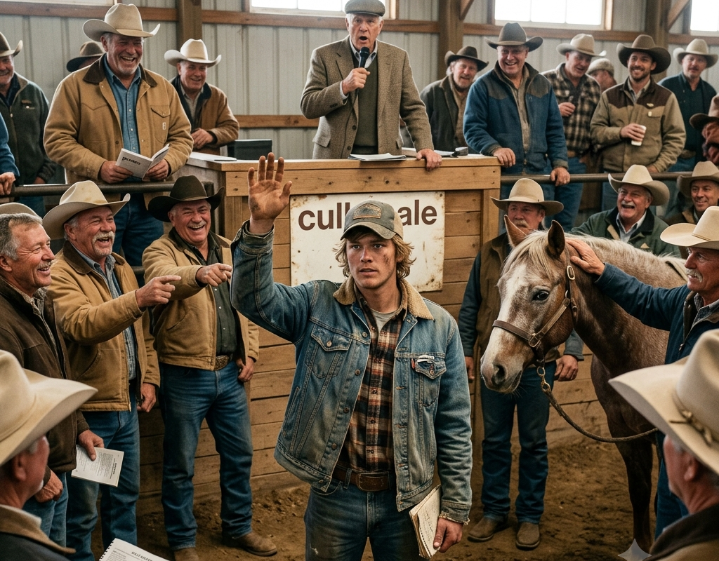 The Ranch Auction Laughed When He Bought a Blind Mare—Until Her Foal Changed Everything