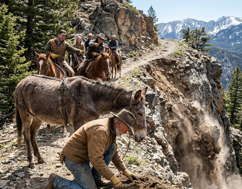 The Rich Ranchers Laughed When He Bought a Toothless Mule — Until It Refused the Trail That Would Have Killed Them