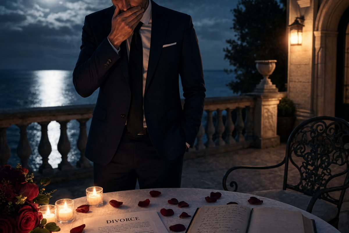 He brought her to his private island to propose after years apart… but that night she left divorce papers and a diary on his bed, and what he read destroyed everything he thought he knew