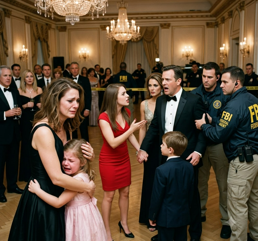 Humiliated by her husband’s mistress at a party, the wealthy wife made a call to her billionaire brother, who dispatched FBI agents to seal off the ballroom, exposing the multi-million dollar scam empire of the traitor