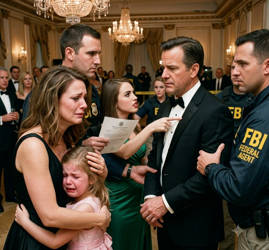 A lockdown order was issued, and FBI agents surrounded all entrances and exits to the grand hall. In front of the ultra-wealthy, the curtain of the unfaithful husband’s scheme was lifted, revealing a multi-billion dollar fraud empire that transformed the victor one moment into a penniless villain the next